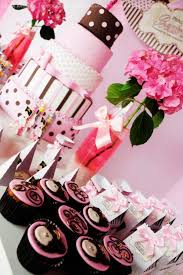 See more party ideas at catchmyparty.com. Kara S Party Ideas Pink Brown Girl Princess Birthday Party Planning Ideas Decorations