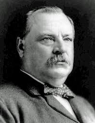 This is a picture of President Grover Cleveland , who signed the law that  made Labor Day a holiday. So thank Grover if you have Monday off. ( The  rest of the