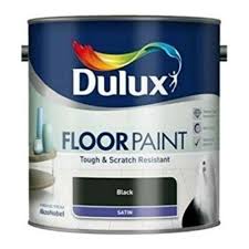 Dulux Floor Paint Satin Black Tough And Scratch Resistant Quick Drying 2 5 Liter