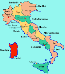 Carte des hôtels aux environs de sardaigne : Sardaigne Carte