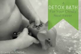 Babies with a fever may appear flushed and sweat more than usual. A Detox Bath For Your Child S Next Fever