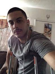 On crutches ! That's it no more soccer for me.