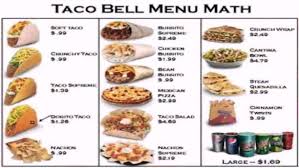 Menu Math Printable Worksheets Images Math Binder Math Worksheets Taco Restaurant