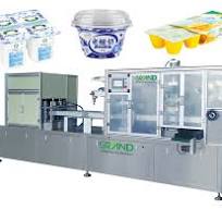 PP Yogurt cup forming filling sealing packaging machine ...