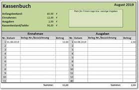 Des weiteren wird die mannschaftskasse aufgebessert. Excel Vorlage Kassenbuch Alle Meine Vorlagen De