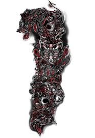 Mind Blowing Wolf Tribal Tattoo Stencil Truetattoos Wolf Tattoo Sleeve Sleeve Tattoos Wolf Tattoos