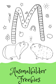 Klicke hier um dein gratis ausmalbild meerschweinchen auszudrucken. Ausmalbild M Wie Verliebte Meerschweinchen Von Alexa Malt Freubundel Ausmalen Ausmalbild Ausmalbilder