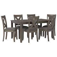 It's important to choose a dining table that's in keeping with the aesthetic you're going for in your dining room. Signature Design By Ashley Caitbrook Ashl D388 425 7 Piece Rectangular Dining Room Table Set Household Furniture Dining 7 Or More Piece Sets