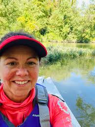 First day in my new kayak! Bliss! 🥰 White Rock pond.