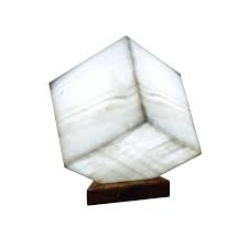 Onyx Marble Cube Table Lamp, 20 cm x 20 cm x 20 cm