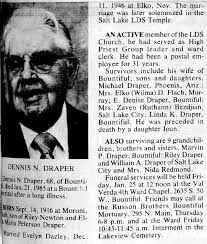 Dennis N Draper (1916-1985)