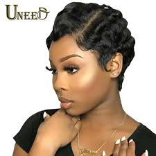 Getting waves requires effort and patience. Short Human Hair Wigs For Black Women Finger Wave Wig Brazilian Ocean Wave Non Remy Human Hair Wigs Natural Color 4 27 30 99j Full Machine Wigs Aliexpress