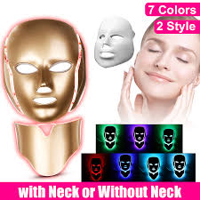 Light Therapy Mask Led Face Facial Mask With Neck Skin Rejuvenation Therapy Device Photon Light Mask Light Treatment Beauty Device With 7 Color Modes Walmart Com Walmart Com