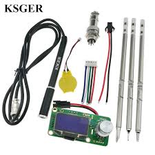 Arduino leonardo compatible for easy firmware upgrades and extensions over usb. Ksger T12 Diy Soldering Station Oled Kits Stm32 V2 1s Solder Iron Tips Welding Tools Stainless Steel Fx9501 Aluminum Handle Electric Soldering Irons Aliexpress