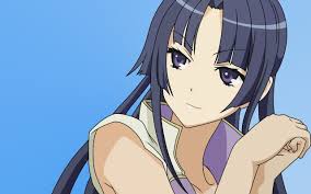 Hermit purple(ハーミットパープル（隠者の紫）,hāmitto pāpuru) is the stand of joseph joestar, featured in stardust crusaders, and occasionally in diamond is unbreakable. Female Anime Character With Black Hair And Purple Eyes Hd Wallpaper Wallpaper Flare