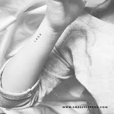 Birth Year Tattoo Designs On Leg 1996 Birth Year Temporary Tattoo Set Of 3 In 2020 Tattoo Set Tattoos Small Tattoos