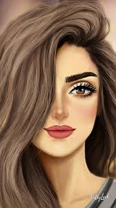 Pin By Naaz Surti On Unicorn Painting Beautiful Girl Drawing Cute Girl Drawing Digital Art Girl