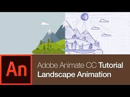 Animate Cc Tutorial Create A Nature Landscape Animation Free Download Youtube Adobe Animate Animation Tutorial Learn Animation