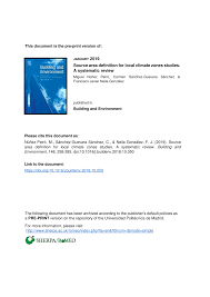 Gyengén felhős idő várható, majd késő estétől erősen megnövekszik a felhőzet. Pdf Source Area Definition For Local Climate Zones Studies A Systematic Review