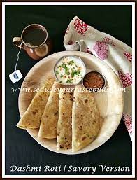 Dashmi Roti Savory Version Seduce Your Tastebuds Recipe Roti Savory Indian Food Recipes