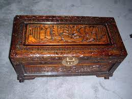17 Wonderful Hand Carved Oriental Wood Chest Photos Wooden Chest Wooden Trunks Wood Carving Faces