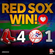 Phew After A Heart Stopping 9th The Boston Red Sox Have Won The First 3 Games Against The Yankees And Go For The Swee Red Sox Red Sox Baseball Boston Red Sox