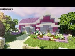 Today we are building a floating kawaii castle portal for the nether on wings smp! Minecraft Pretty Pink Girly Suburban House Tutorial Youtube Cute Minecraft Houses Minecraft Houses Minecraft Houses For Girls