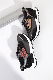 Moonflo Bayan Spor Ayakkabi Siyah Ilvi Ayakkabilar Sneaker Spor