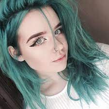 Aquamarine Hair Styles Green Hair Dyed Hair