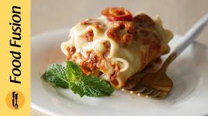 Lasagna Roll Ups Recipe By Food Fusion Youtube Lasagna Rolls Lasagna Rollups Roll Ups Recipes