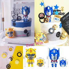 See more ideas about transformers cake, transformer birthday, transformers birthday parties. Transformer Cake Topper Optimus Prime Bumblebee Cake Topper Decorations Shopee Malaysia
