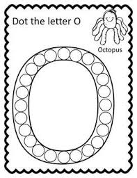 A week is for apples. Dot Marker Letters Capitals Preschool Letter Crafts Letter O Crafts Dot Markers