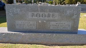Ester May Arnett Poore (1907-1995)