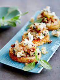 Birnen Nuss Crostini Mit Speck Roquefort Rezept Lecker Rezepte Lecker Bruscetta Rezept