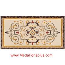 Pin On Rectangle Waterjet Marble Medallions