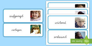 Gefühlskarten zum ausdrucken therapie / gefühlskarten pdf — save time editing documents : Themen Korper Und Gefuhle Primary Resources Daf Daz Themen Prim