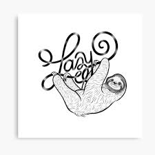 Which is the best illustration of a sloth? Black And White Sloth Wall Art Redbubble