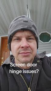 Metal Screen Door Stripped Out at Hinge