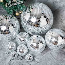 Check spelling or type a new query. 24 Silver Disco Mirror Ball Large Disco Ball With Hanging Swivel Ring In 2021 Mirror Ball Disco Balls Disco Ball