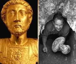 At the Domus Aurea (Nero's Golden Palace) in Rome.