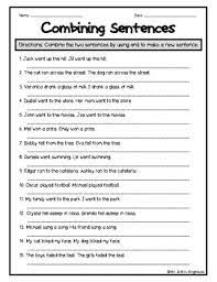 Because in the scholar worksheet about 90% of the articles of. Combining Sentences Worksheets By Mr And Mrs Brightside Tpt