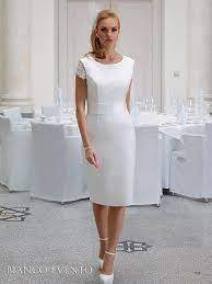 Sie bringen jede figur besonders gut zur geltung. Weiss Brautkleider Spitze Kurz A Linie Etuikleid Hochzeitskleider Gunstig Brautjungfernkleider Hochzeitskleid Elegant Brautmode Etuikleid
