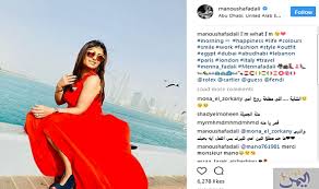 الفنانة منة فضالي تتألق بالأحمر في دبي formal dresses long fashion formal dresses