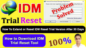 That's why there are many people who are not interested in purchasing the software. How To Extend Or Reset Idm Reset Trial Version After 30 Days Download Idm Trial Reset 2021