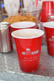 If you filled it with beer you would be consuming 1.3 drinks. 16 Oz Graduation Solo Cups Personalized