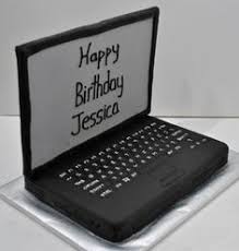 Laptop computer grooms cake fondant cover with fondant accents. 9 Laptop Cake Ideas Computer Cake Cake Laptop