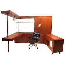 #vintage office decor #vintage office desk #1950s furniture #1950s interior #1950s #1957. Vintage 1949 Mid Century Modern Custom L Shaped Office Desk By George Nelson For Sale At 1stdibs
