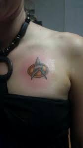 Since the original series aired in 1966, it has inspired fans around the world to gaze up at the stars. Star Trek Tng Communicator Tattoo The One I Love To Show Off The Most Anto Working Class Ink Body Art Tattoos Tattoos Star Wars Tattoo
