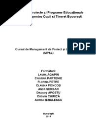 Le master en management de projet s'adresse aux futurs managers de projet, il prépare les. Suport De Curs Management De Proiect Si Leadership Cu Podul De Hirtie