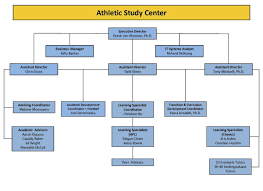 Organizational Chart Athletic Study Center
